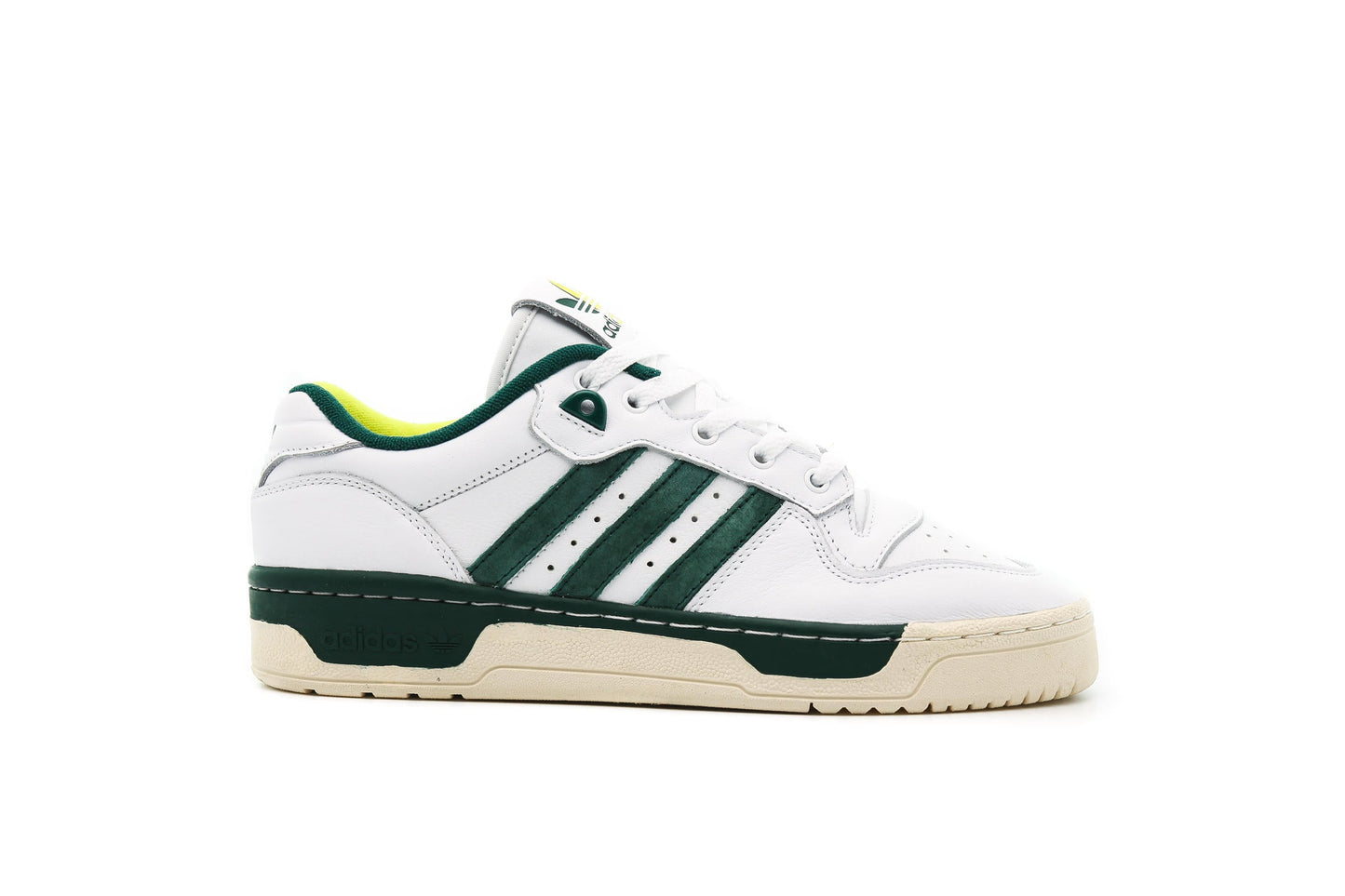 Exclusive adidas Originals RIVALRY LOW PREMIUM "GREEN" — 3.5 — Front View