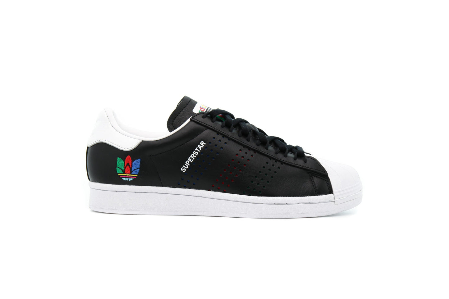 Exclusive adidas Originals SUPERSTAR "CORE BLACK" — 3.5 — Front View