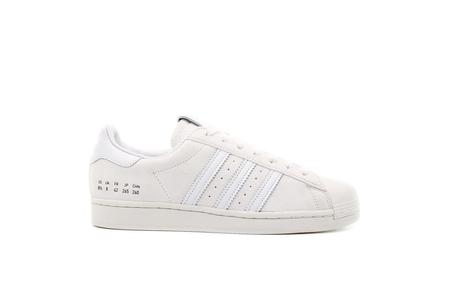 Exclusive adidas Originals SUPERSTAR "WHITE" — 3.5 — Front View