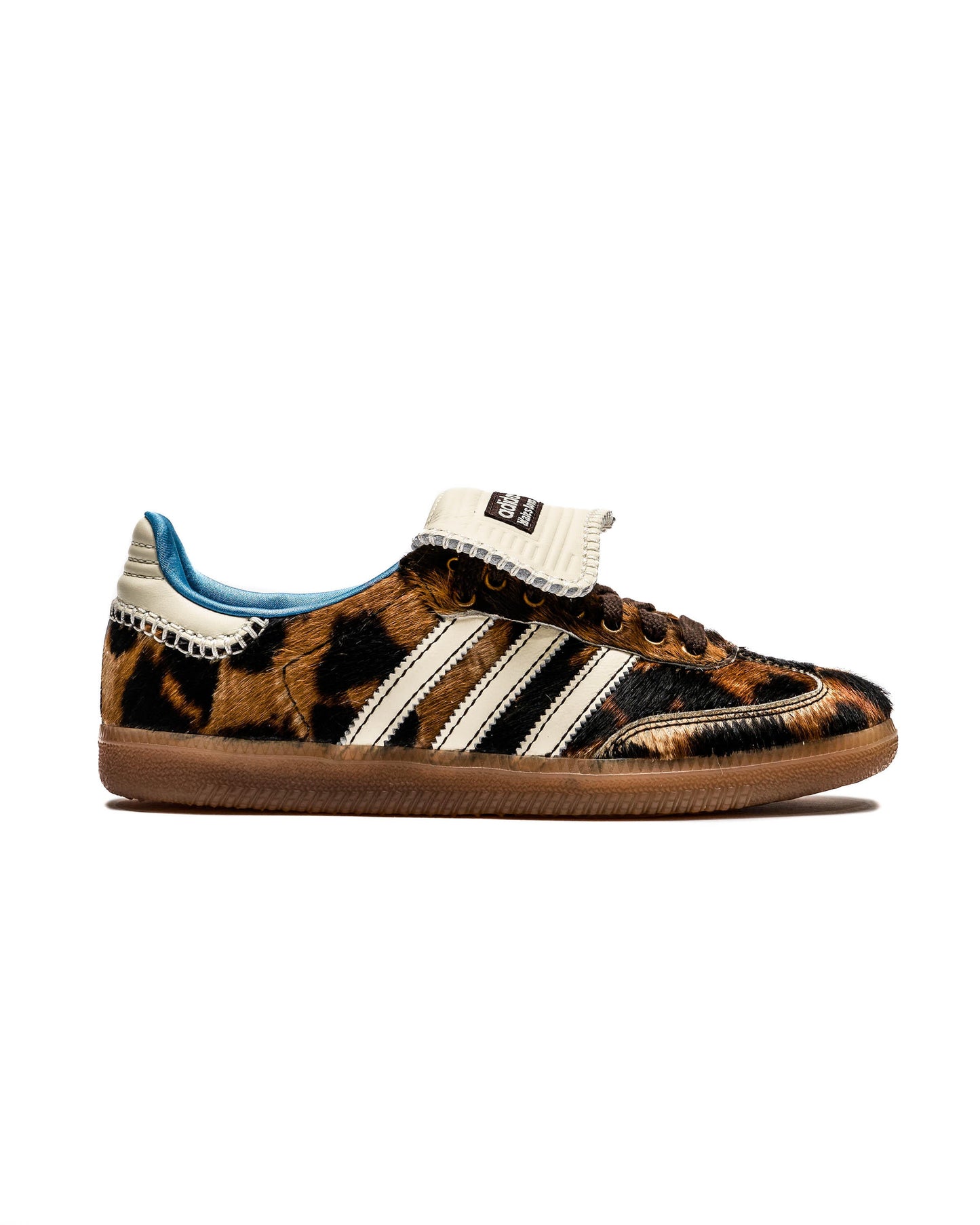 Exclusive Adidas originals x Wales Bonner PONY LEO SAMBA — 3.5 — Front View
