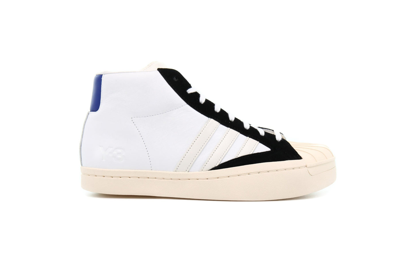 Exclusive adidas Originals Y-3 YOHJI PRO "WHITE" — 3.5 — Front View