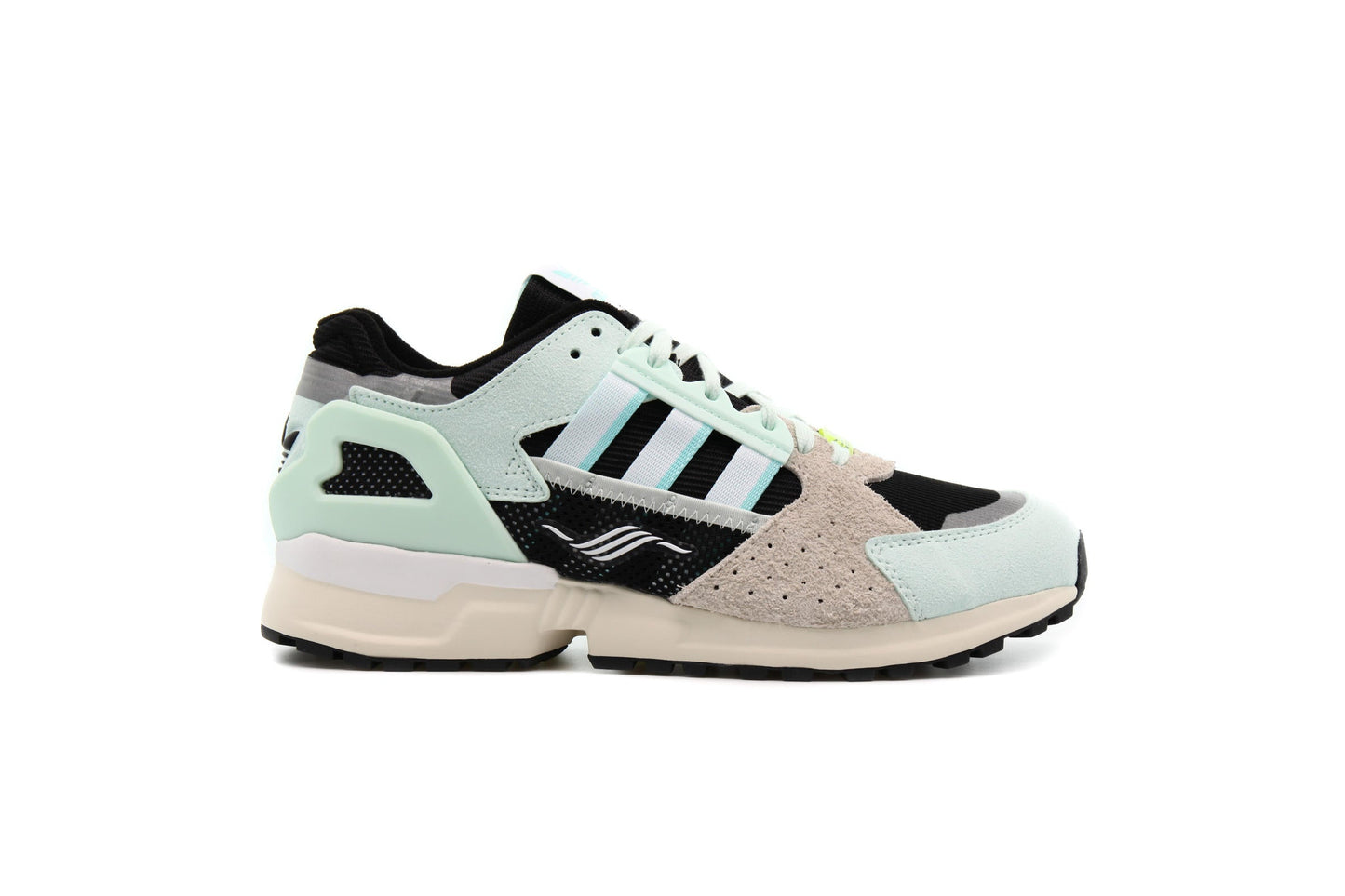 Exclusive adidas Originals ZX 10000 C "Dash Green" — 3.5 — Front View