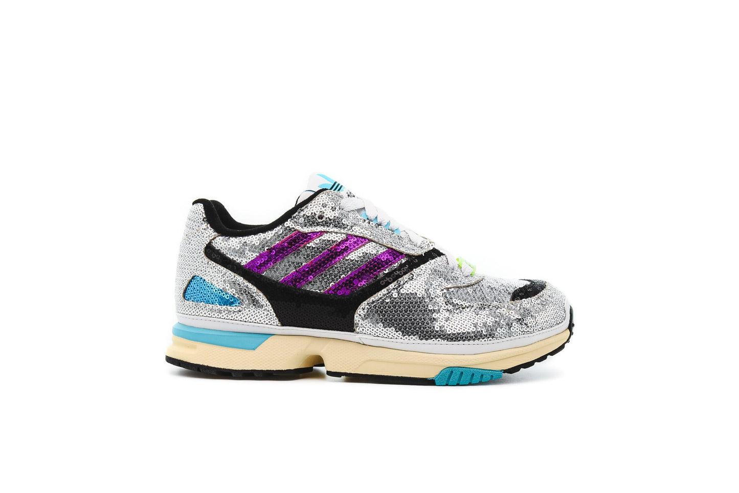 Exclusive adidas Originals ZX 4000 W "CRYSTAL WHITE" — 3 — Front View