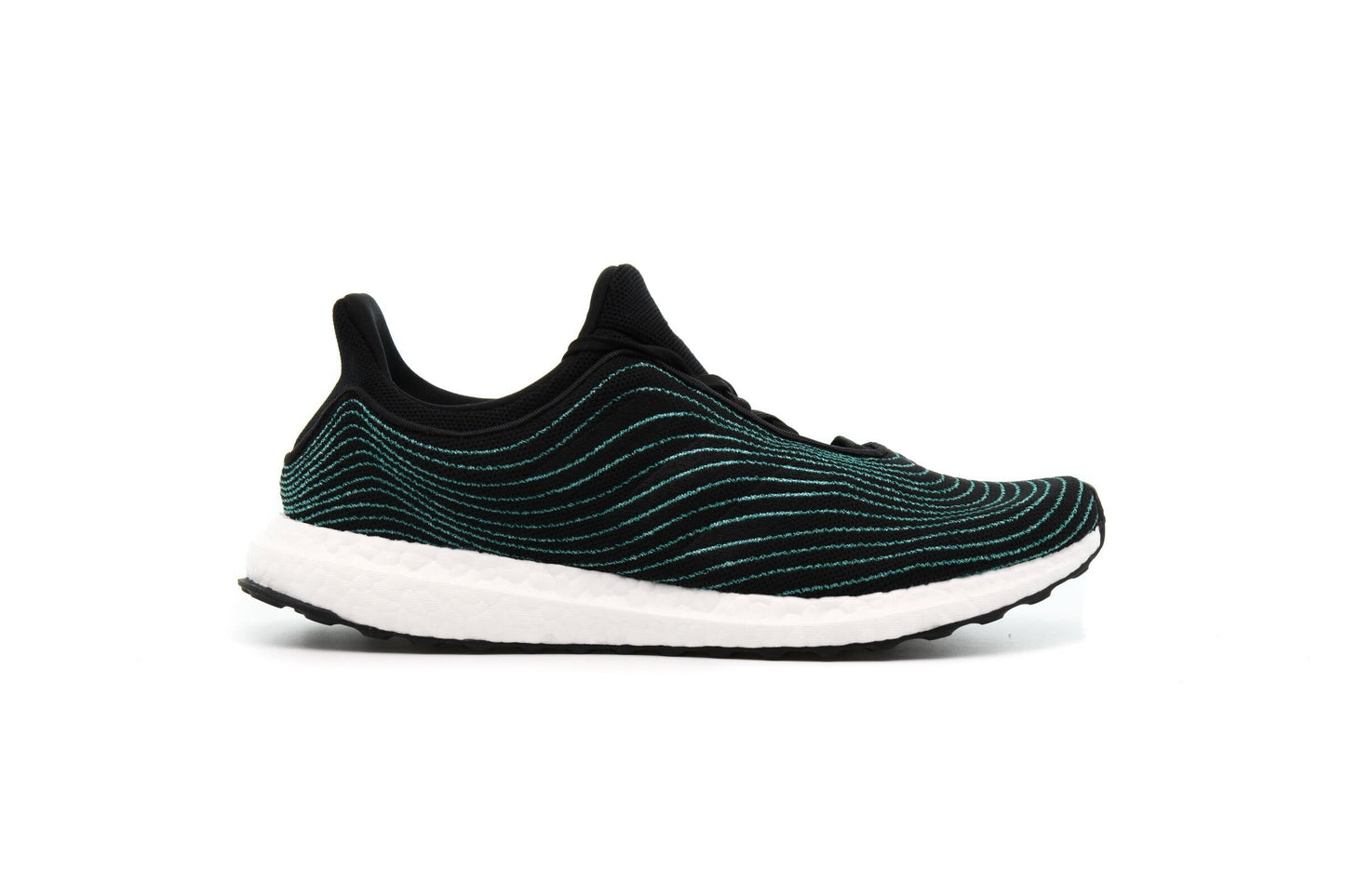 Exclusive adidas Performance ULTRABOOST PARLEY UNCAGED "CORE BLACK" — 3.5 — Front View