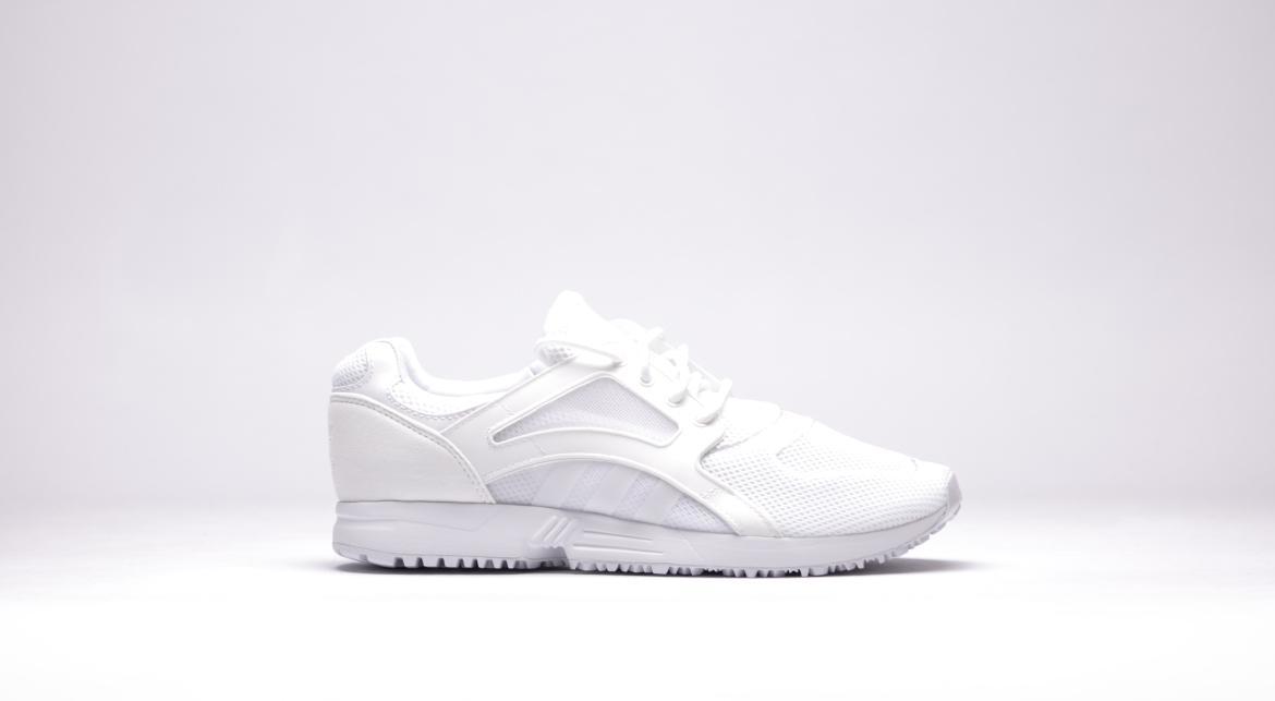 Exclusive adidas Originals Racer Lite "All White" — 3.5 — Front View