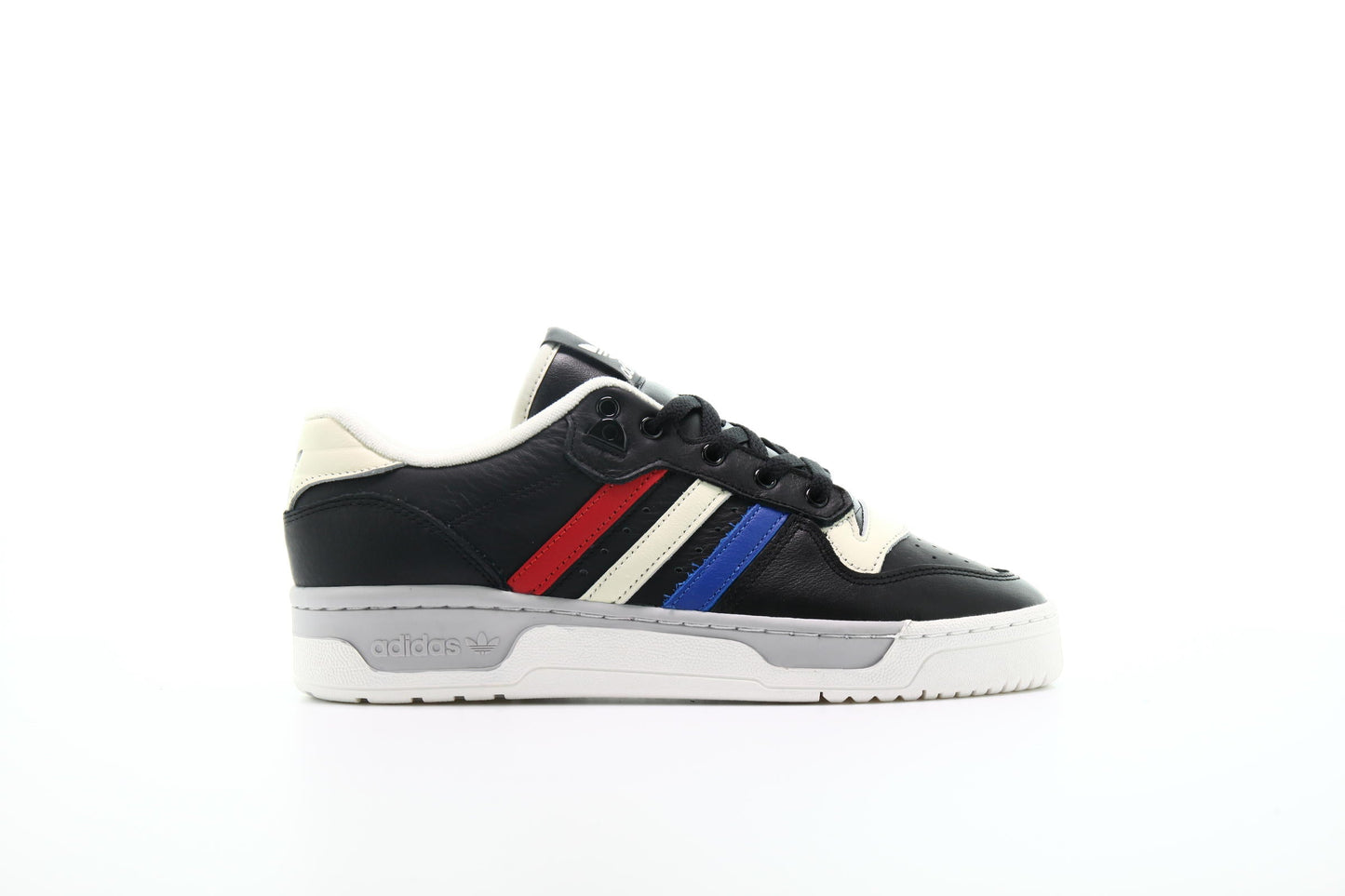 Exclusive adidas Originals Rivalry Low "Core Black" — 3.5 — Front View