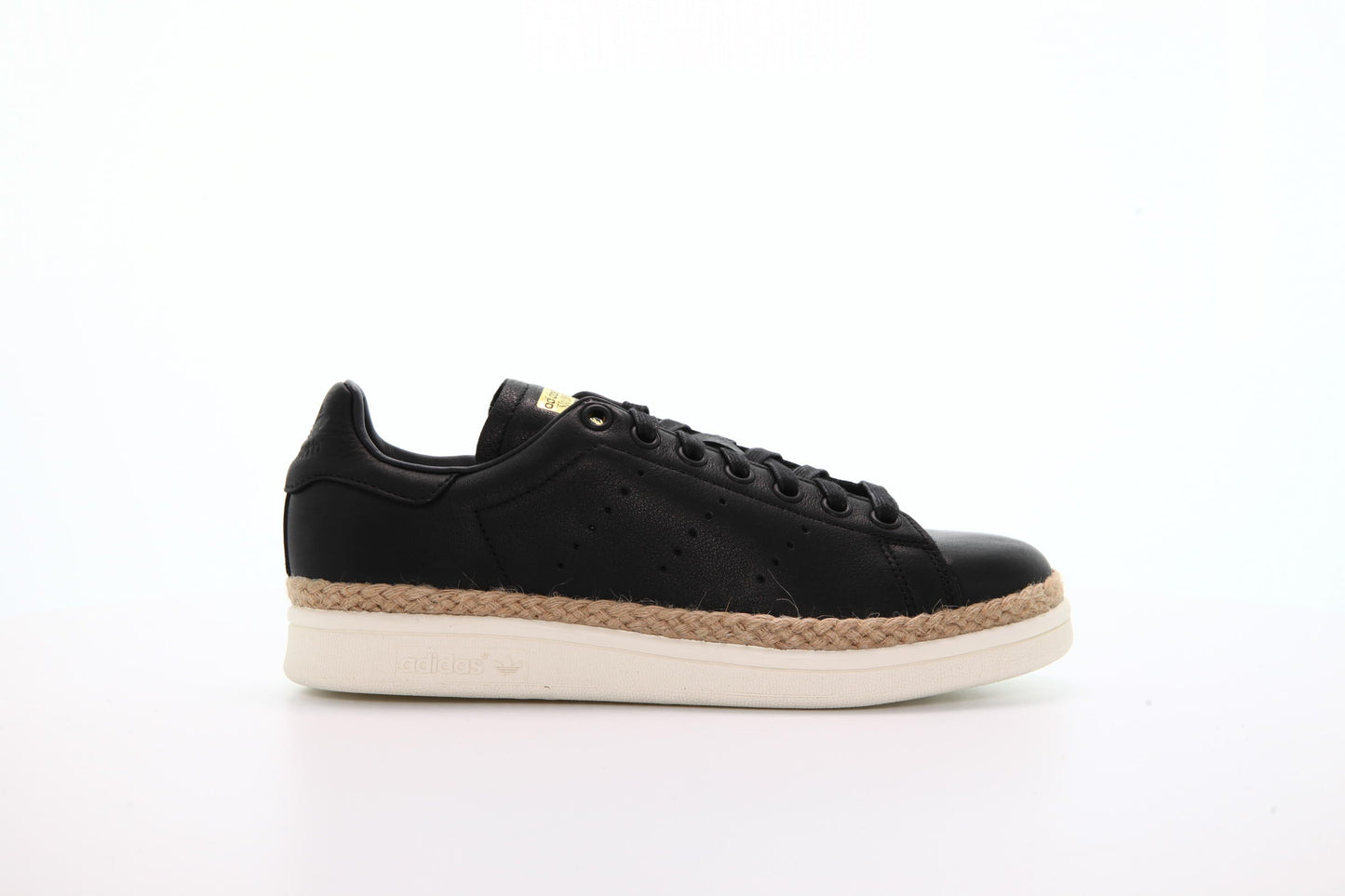 Exclusive adidas Originals Stan Smith New Bold W "Core Black" — 3 — Front View