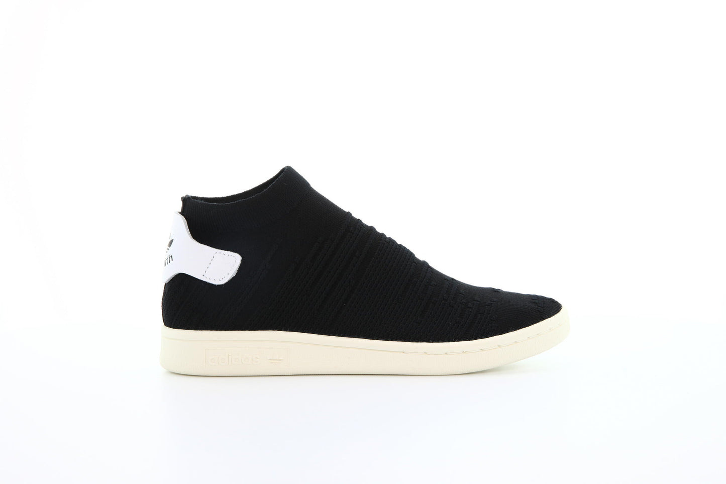 Exclusive adidas Originals Stan Smith Sock Primeknit W "Core Black" — 3 — Front View