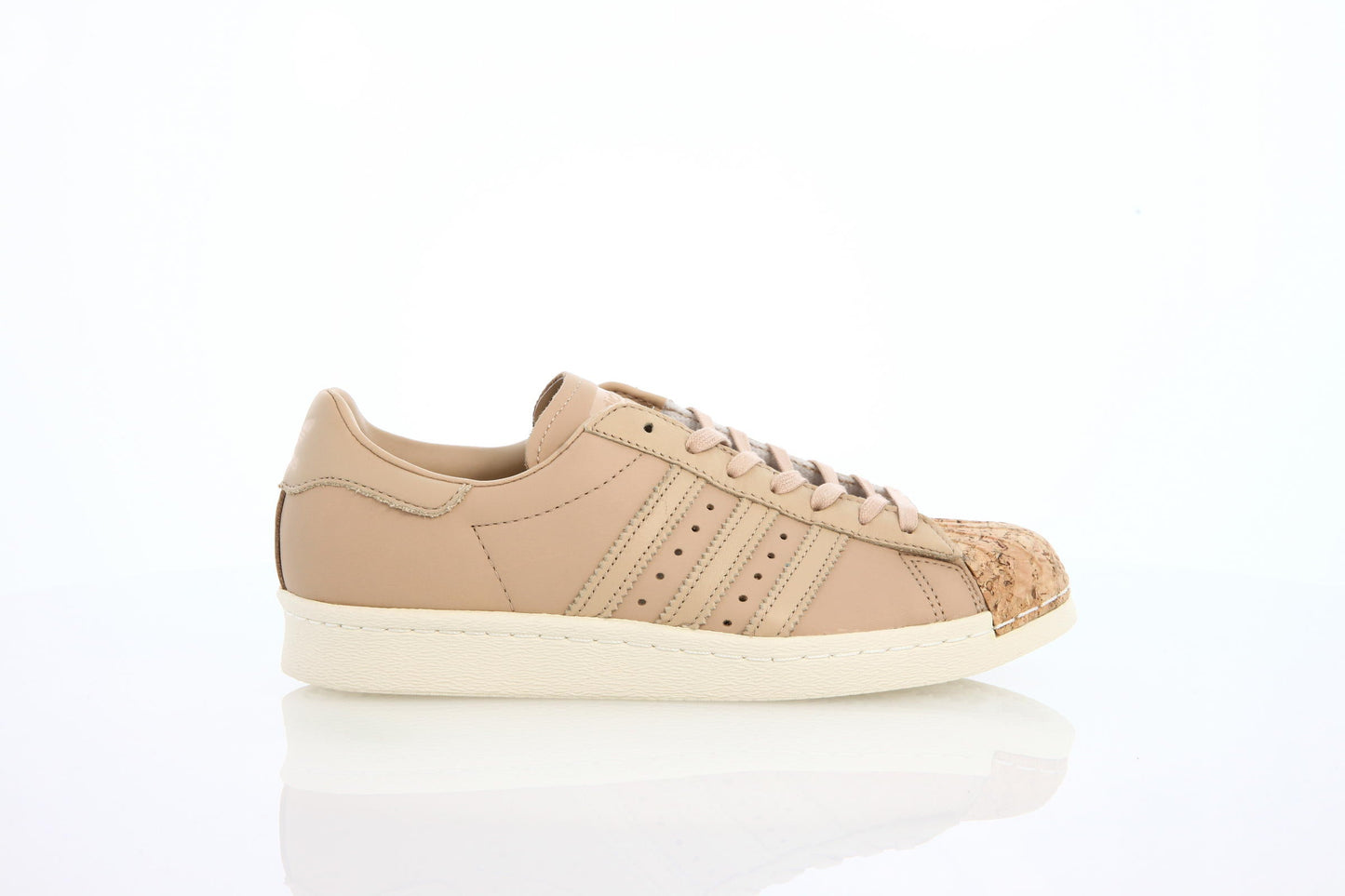 Exclusive adidas Originals Superstar 80s W Cork "St Pale Nude" — 3 — Front View