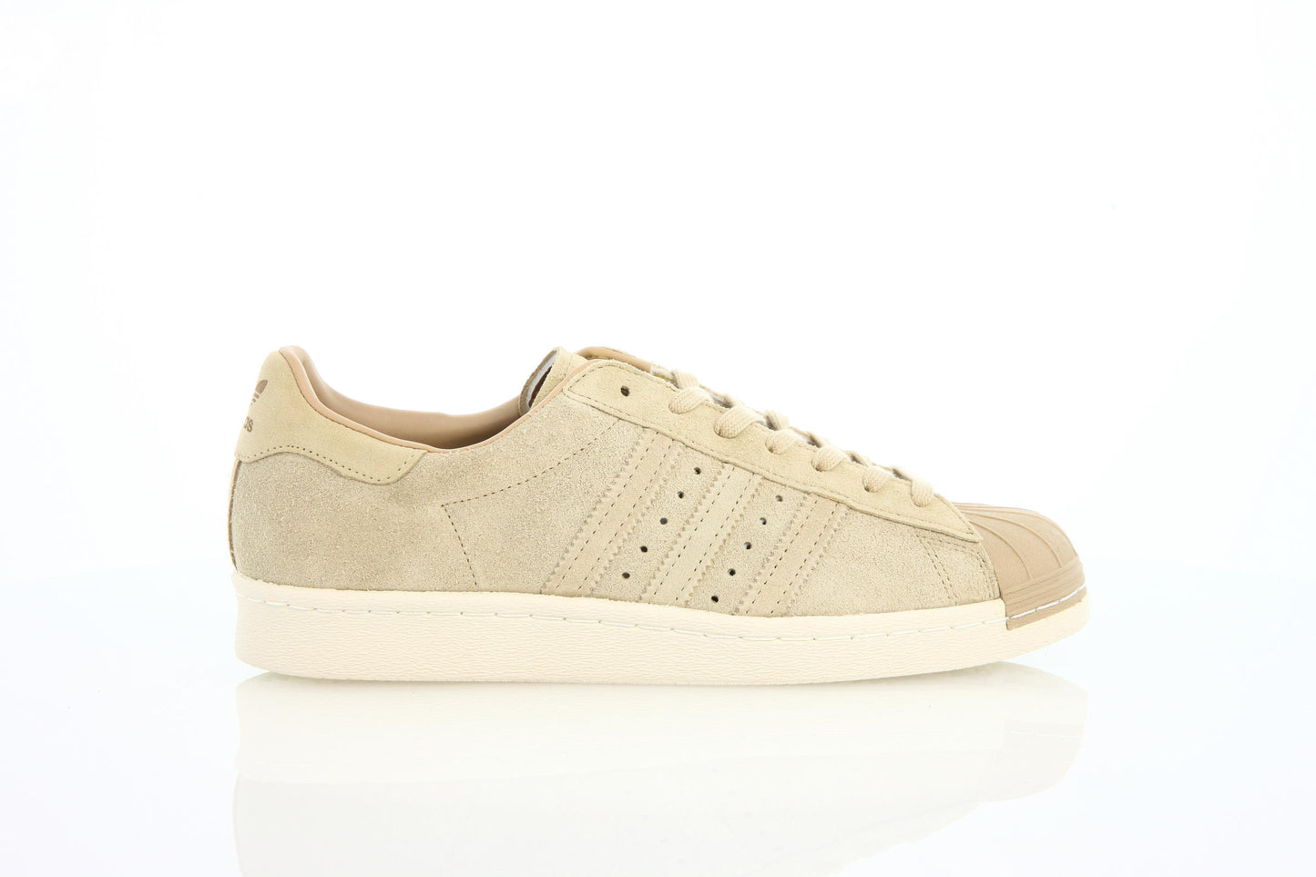 Exclusive adidas Originals Superstar 80s "Linien Khaki" — 3.5 — Front View