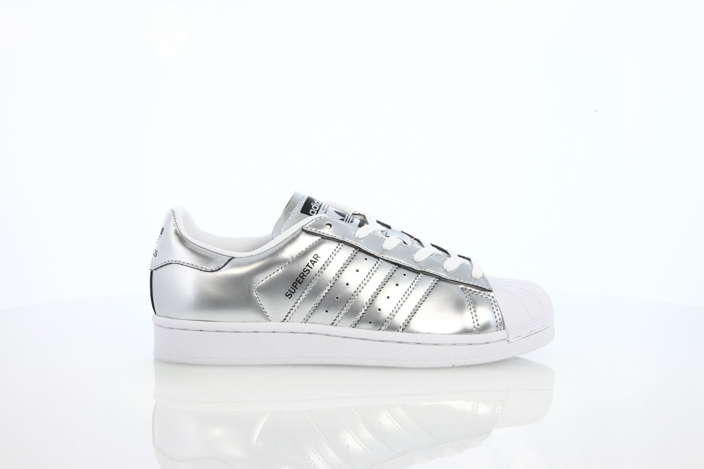 Exclusive adidas Originals Superstar W "Silvermet" — 3 — Front View