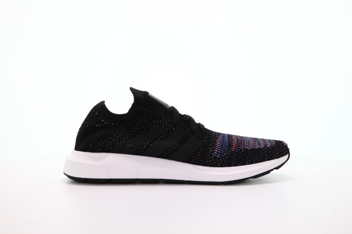 Exclusive adidas Originals Swift Run Primeknit "Core Black" — 3.5 — Front View