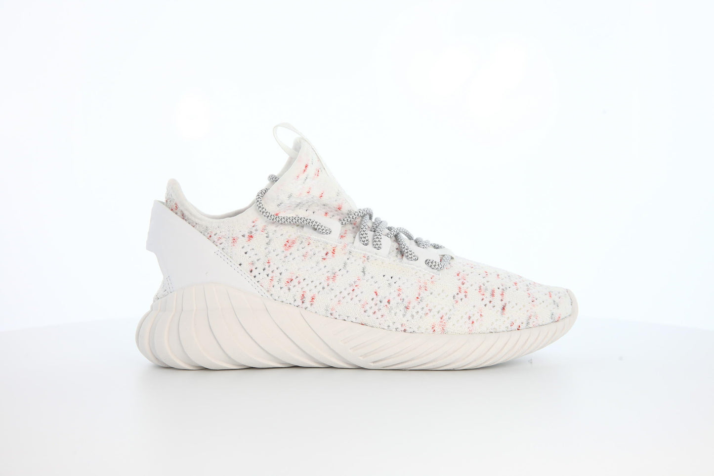 Exclusive adidas Originals Tubular Doom Sock Prime "White" — 3.5 — Front View