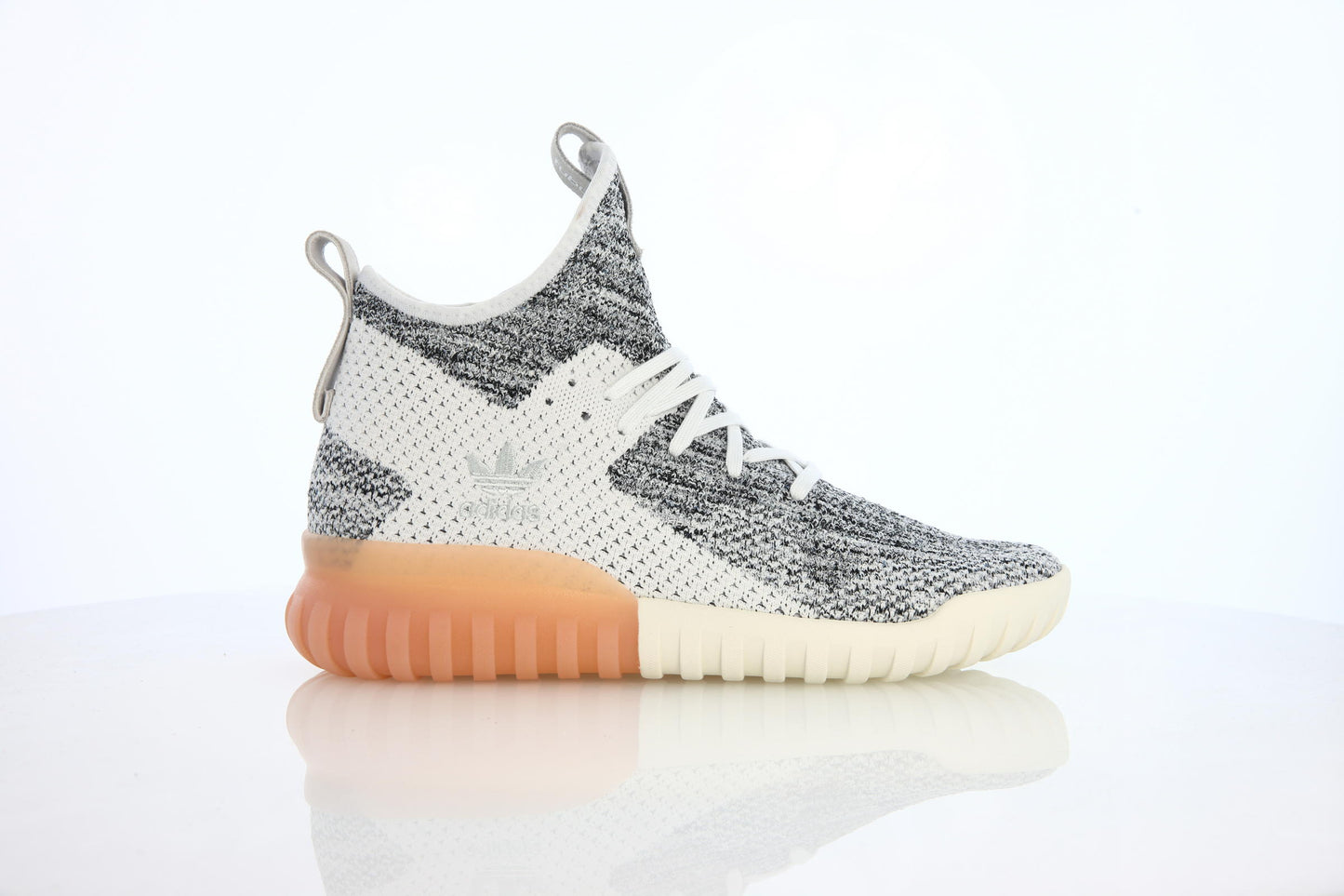 Exclusive adidas Originals Tubular X Primeknit "Crystal White" — 3.5 — Front View