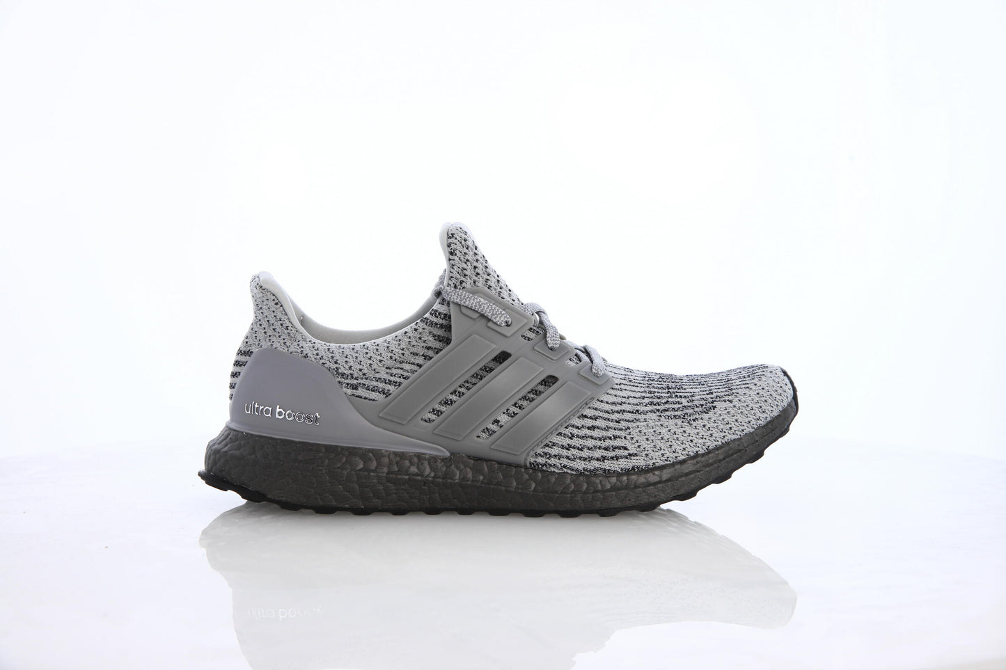 Exclusive adidas Performance Ultraboost "Triple Grey" — 3.5 — Front View