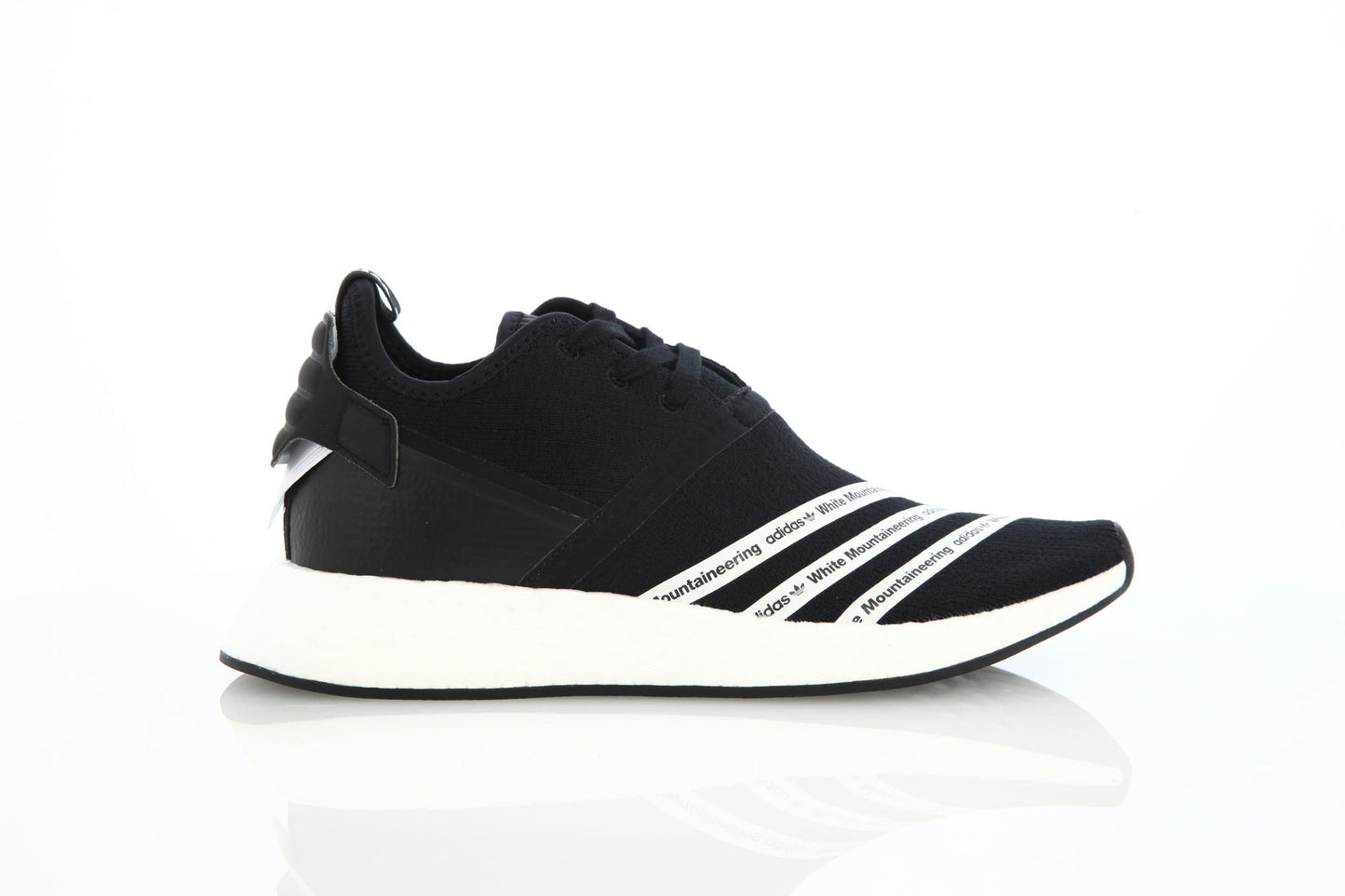 Exclusive adidas Originals Wm Nmd R2 Boost Runner Primeknit "Black N White" — 3.5 — Front View
