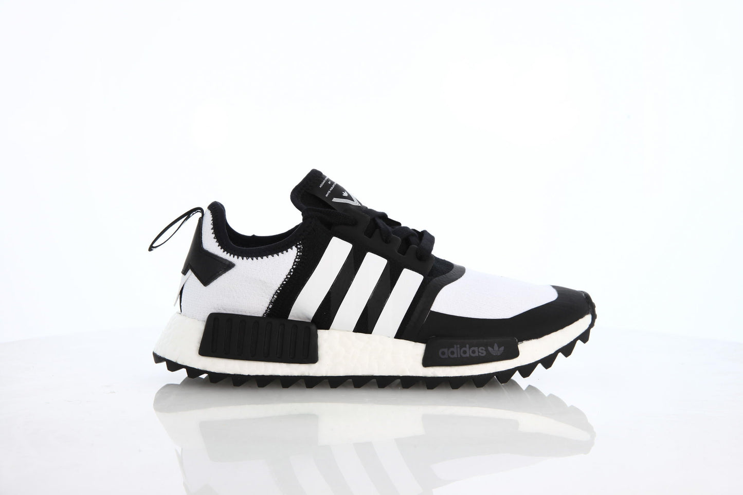 Exclusive adidas Originals x White Mountaineering Nmd Trail Primeknit "Core Black" — 3.5 — Front View