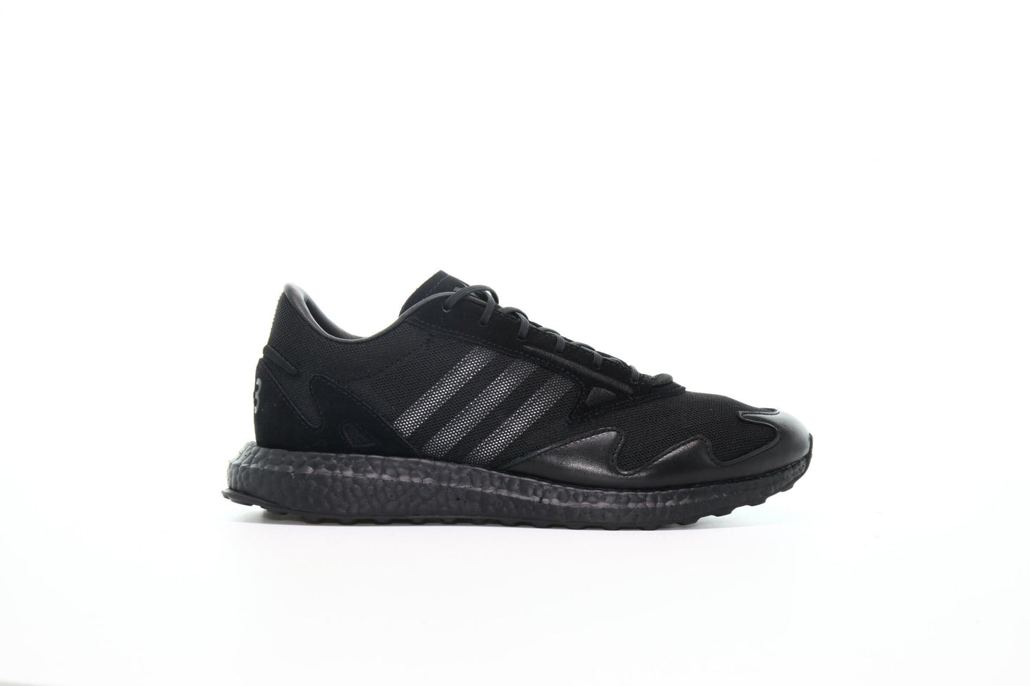 Exclusive adidas Originals Y-3 Rhisu Run "Black" — 3.5 — Front View