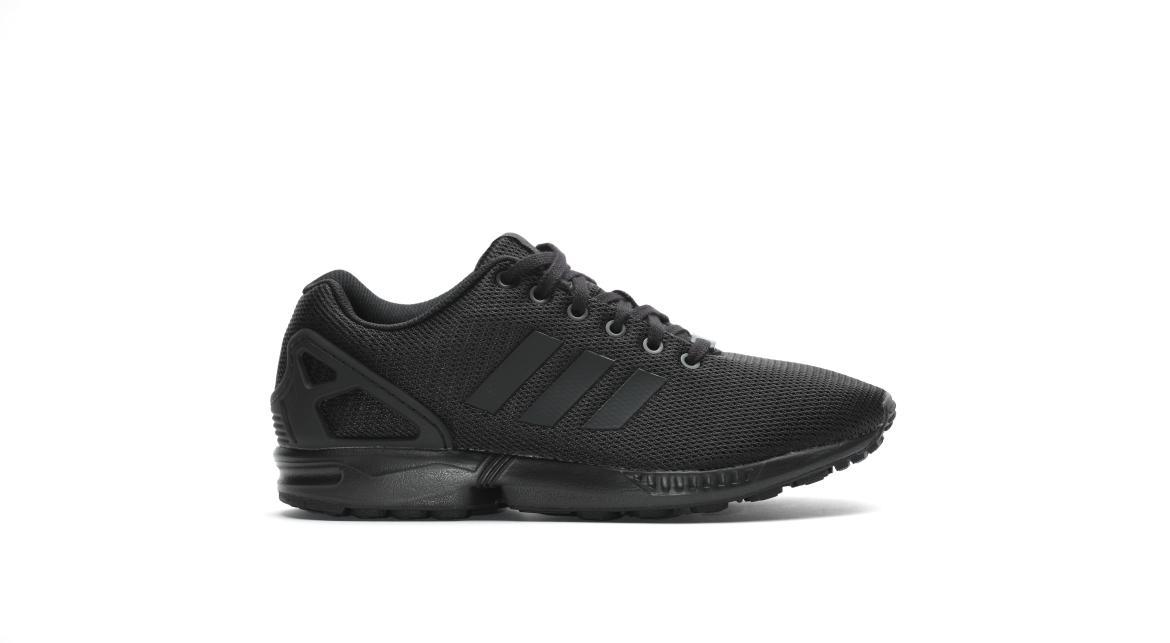 Exclusive adidas Originals ZX Flux "Core Black" — 3.5 — Front View