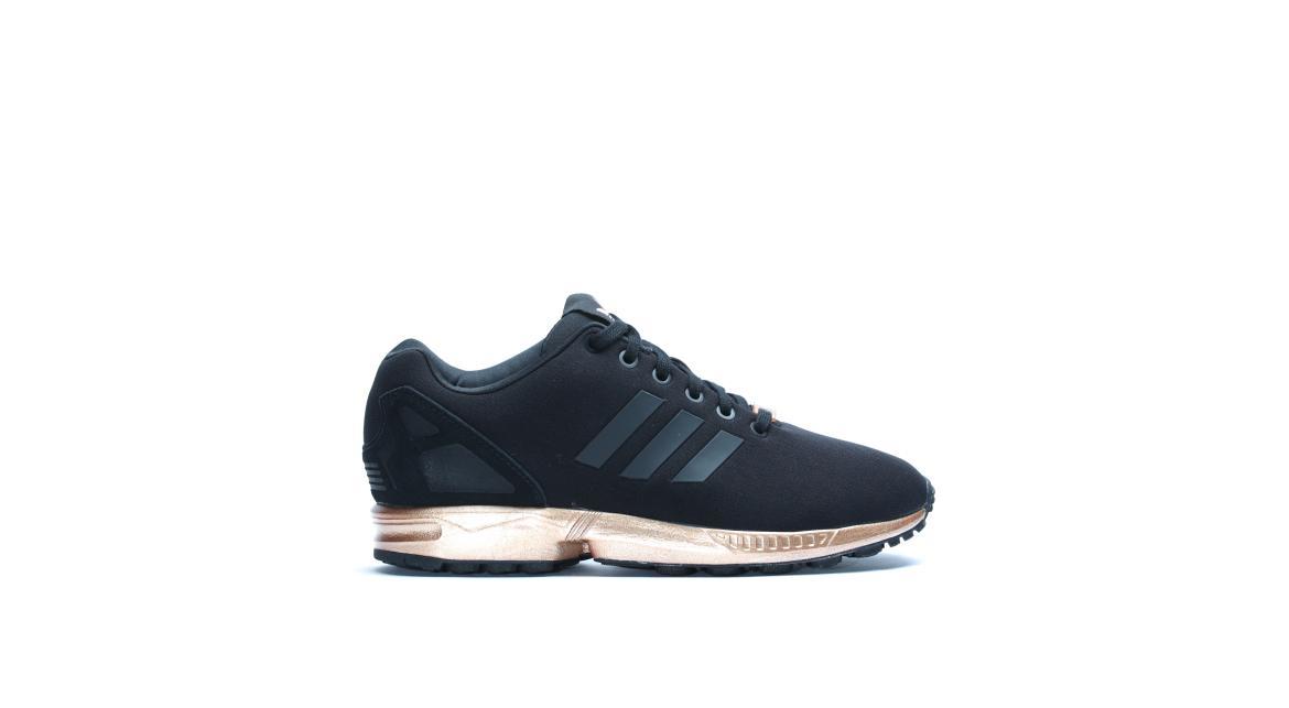 Exclusive adidas Originals ZX Flux W "Black" — 3 — Front View