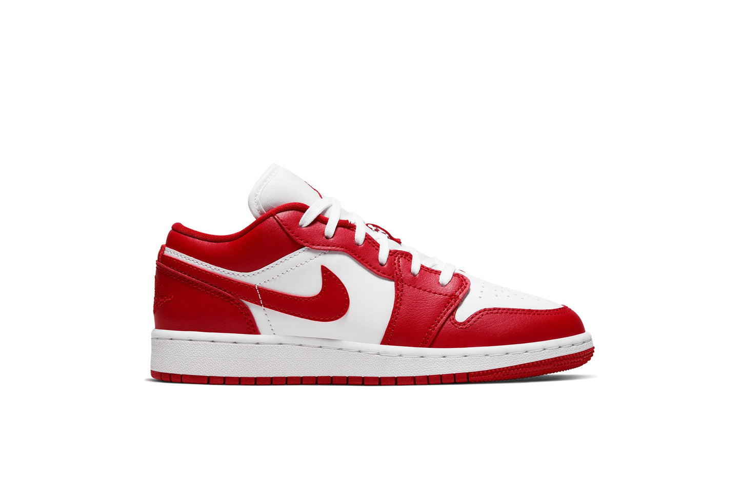 Exclusive Air Jordan 1 LOW (GS) "GYM RED" — 3.5Y — Front View