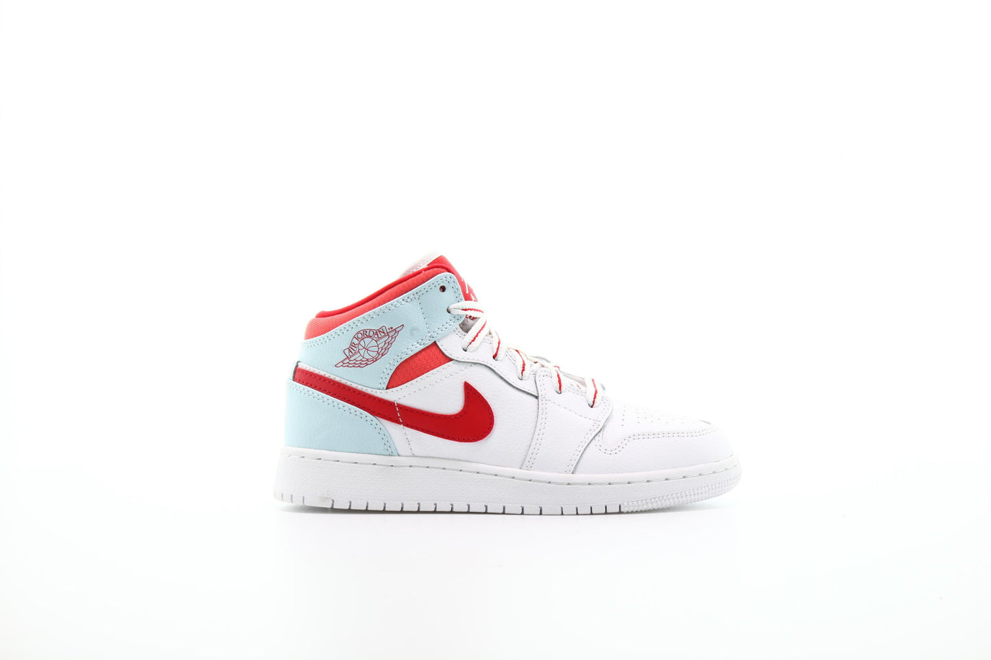 Exclusive Air Jordan 1 Mid (GS) "White" — 3.5Y — Front View