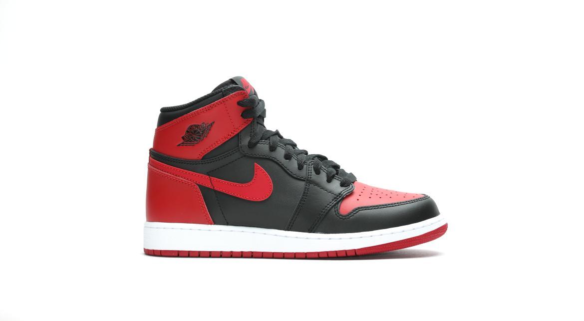 Exclusive Air Jordan 1 Retro High OG BG "Banned" — 3.5Y — Front View