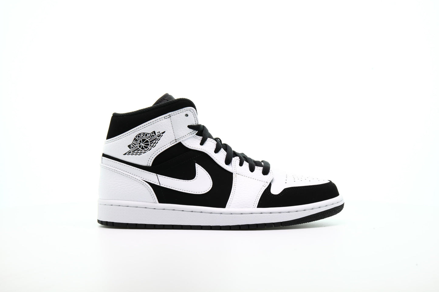 Exclusive Air Jordan 1 Retro Mid "White" — 3.5 — Front View