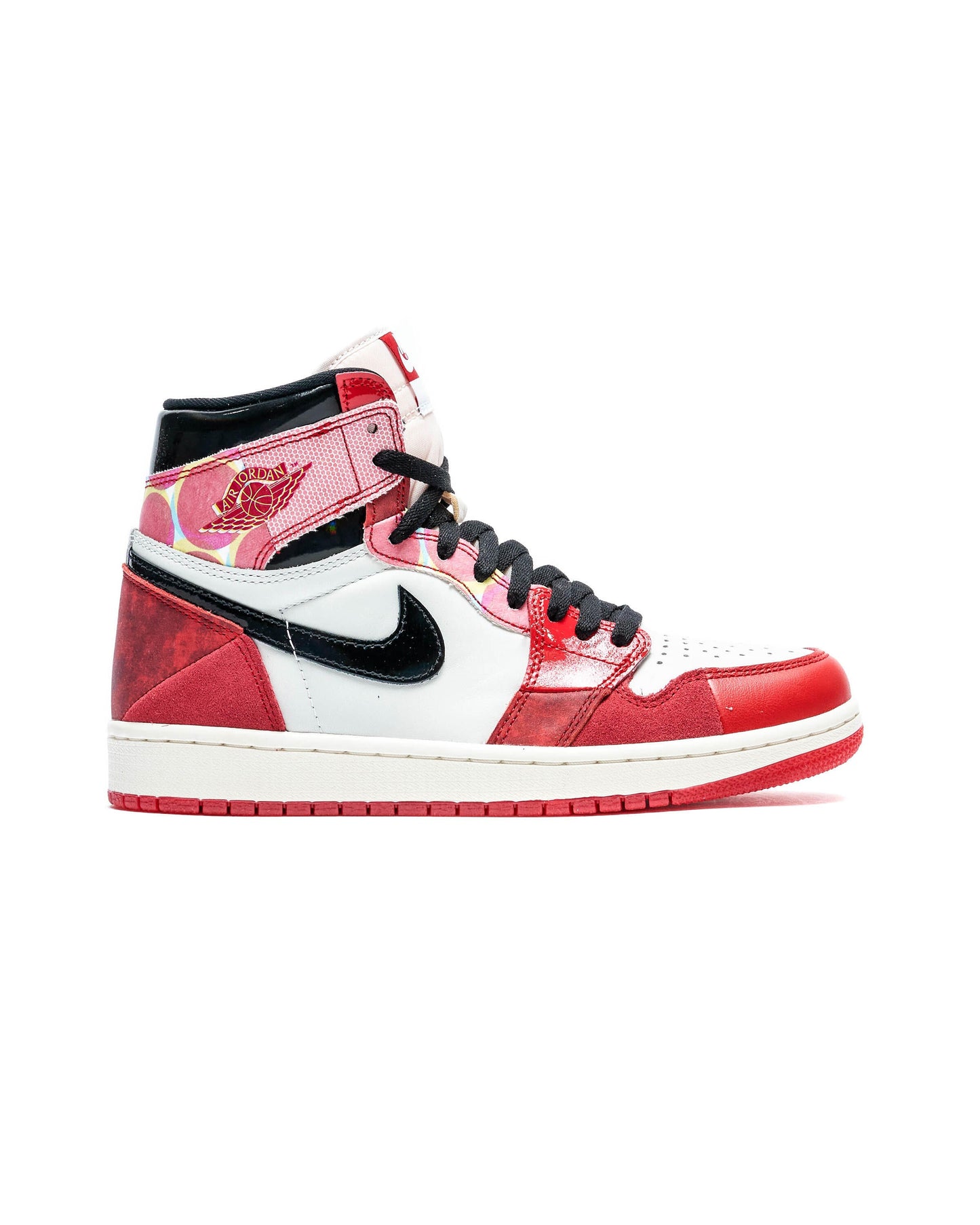 Exclusive Air Jordan 1 RETRO HIGH OG (GS) 'Spider-Verse' — 3.5Y — Front View