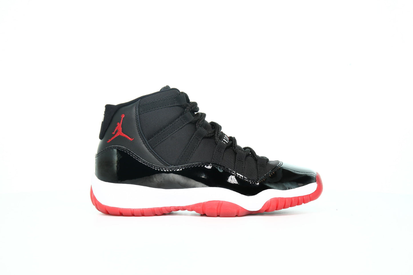 Exclusive Air Jordan 11 Retro GS "Bred" — 3.5Y — Front View