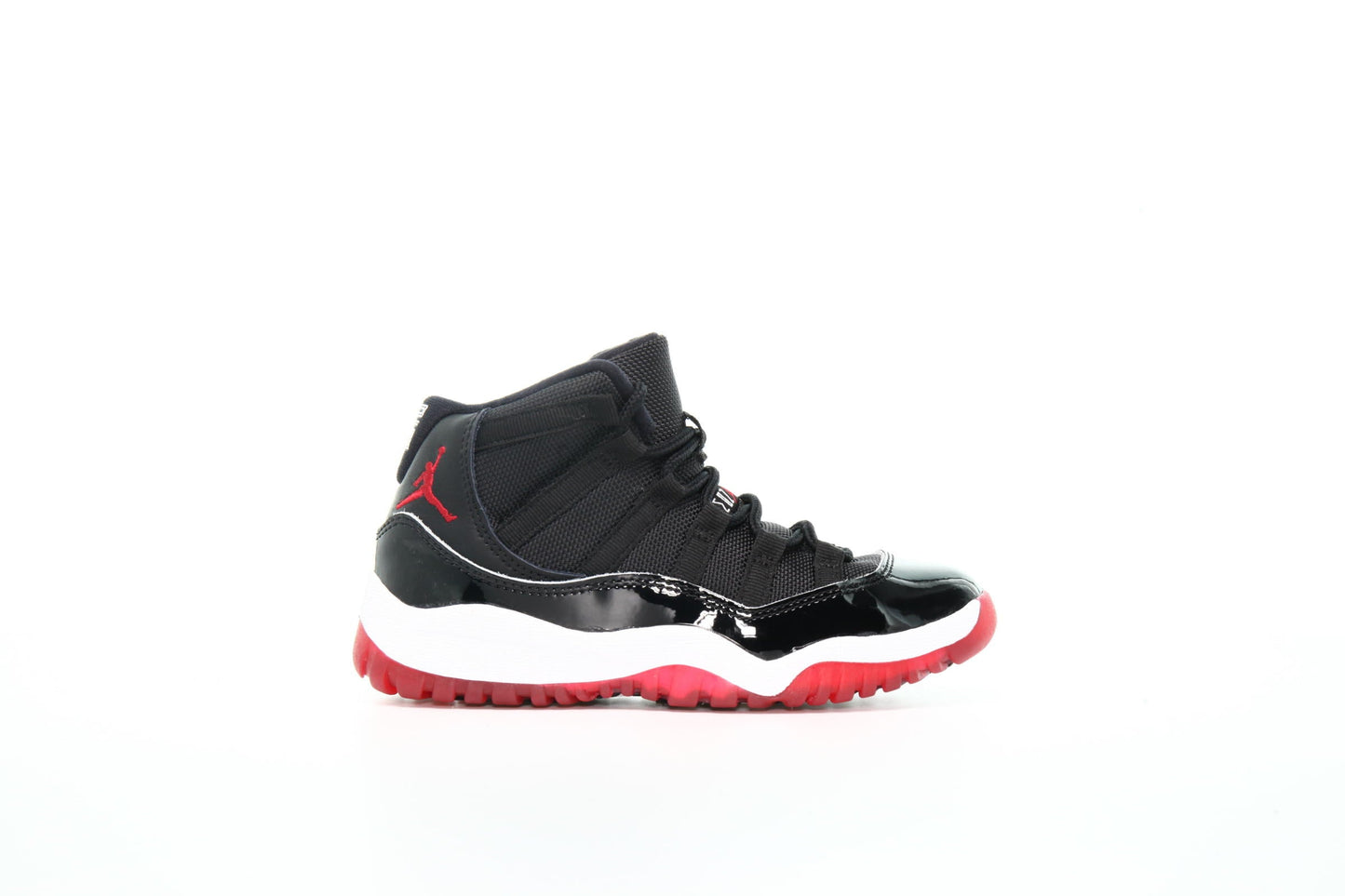 Exclusive Air Jordan 11 Retro PS "Bred" — 1.5Y — Front View