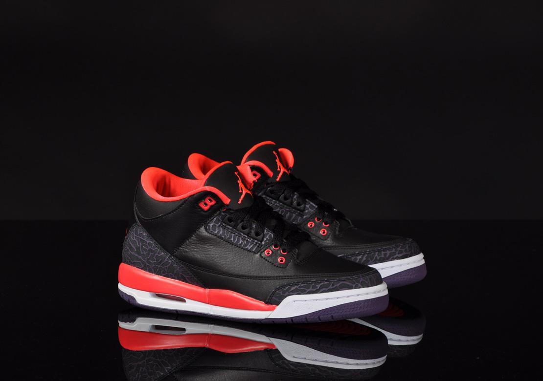 Exclusive Air Jordan 3 Retro (GS) — 3.5Y — Front View