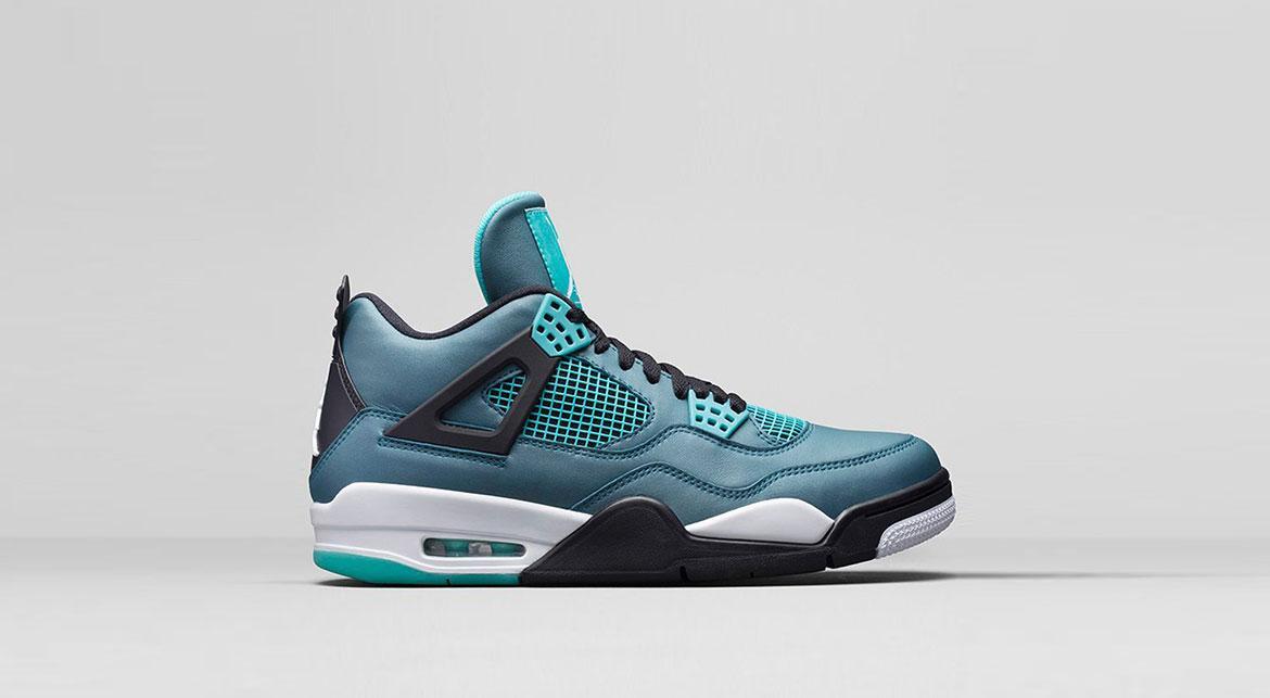 Exclusive Air Jordan 4 Retro 30th "Teal" — 3.5 — Front View
