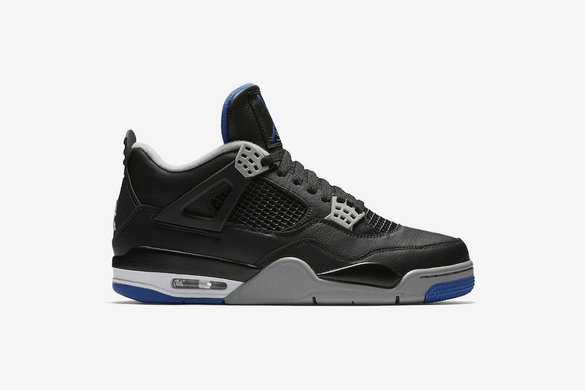 Exclusive Air Jordan 4 Retro BG "Motorsport" — 3.5Y — Front View