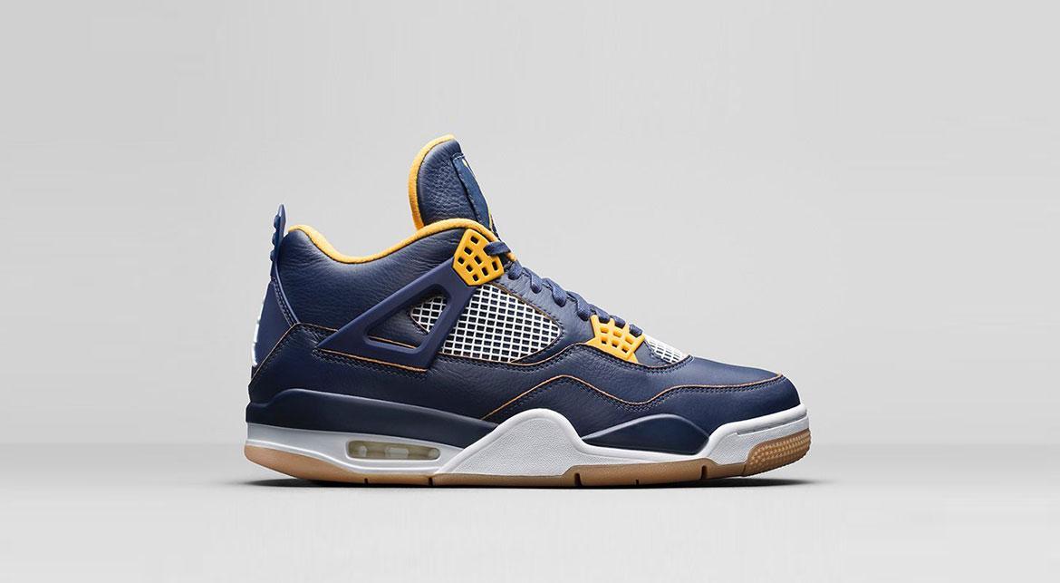 Exclusive Air Jordan 4 Retro BG "Dunk From Above" — 3.5Y — Front View