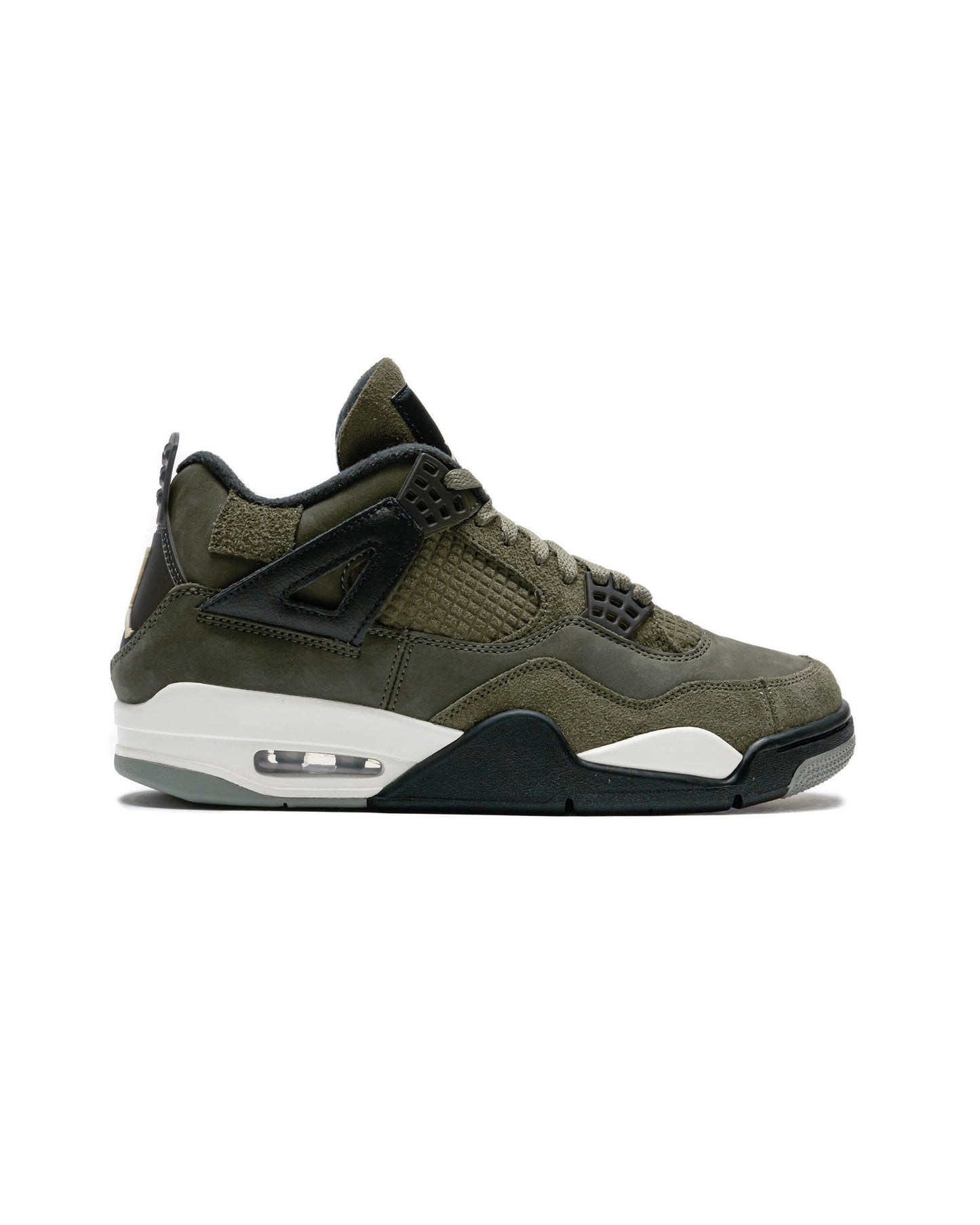 Exclusive Air Jordan 4 RETRO SE CRAFT 'Medium Olive' — 3.5 — Front View
