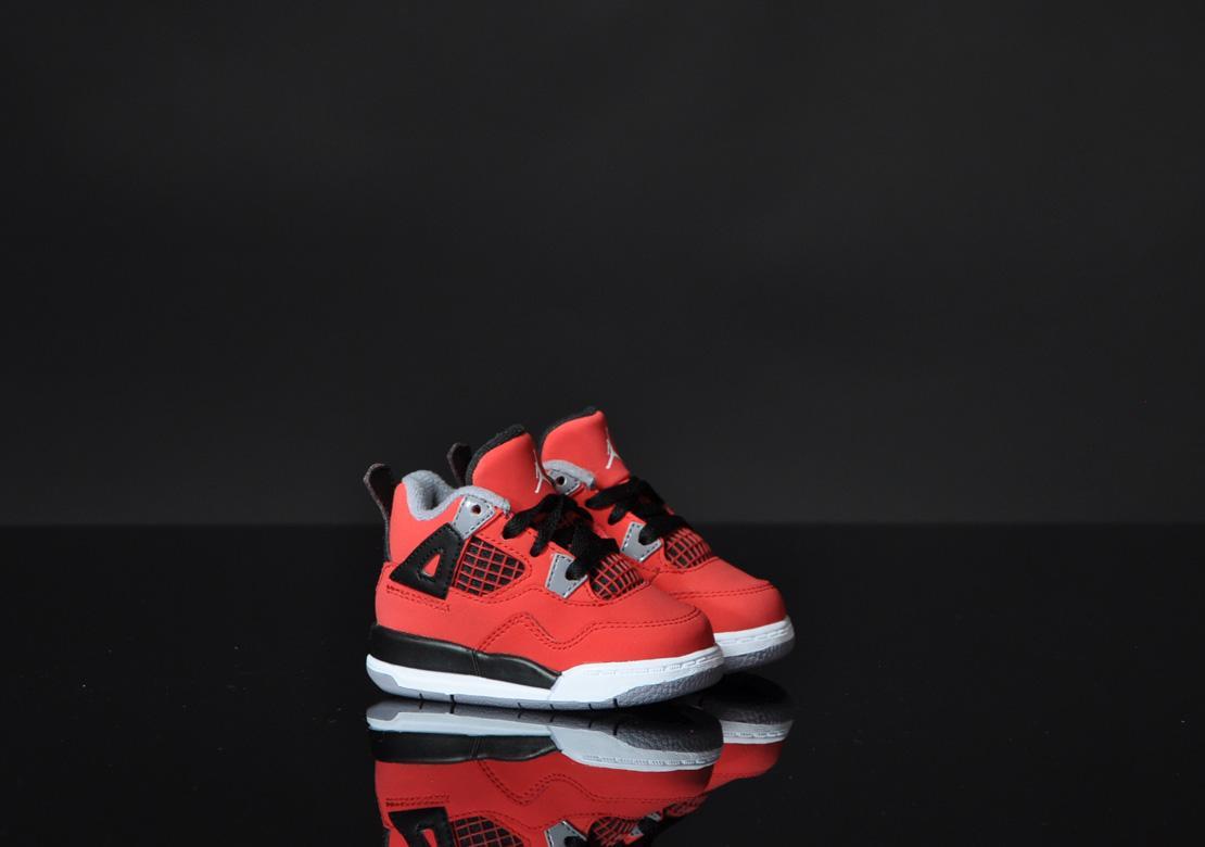 Exclusive Air Jordan 4 Retro (TD) — 0C — Front View