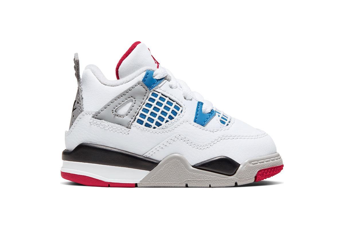 Exclusive Air Jordan 4 Retro TD "What The" — 0C — Front View