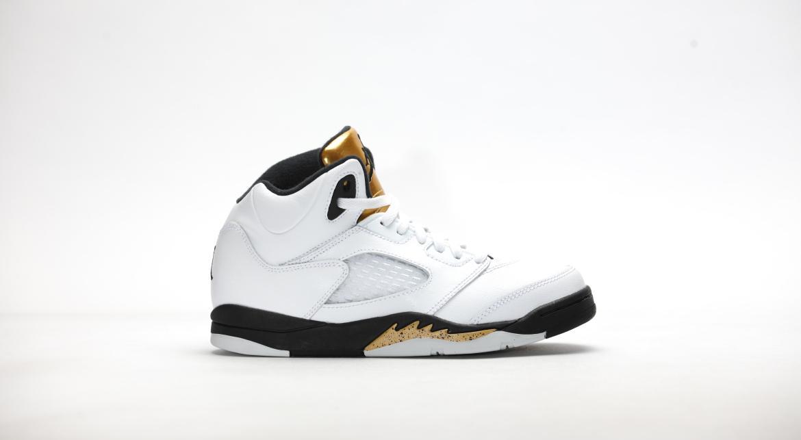 Exclusive Air Jordan 5 Retro BP "Olympic" — 1.5Y — Front View
