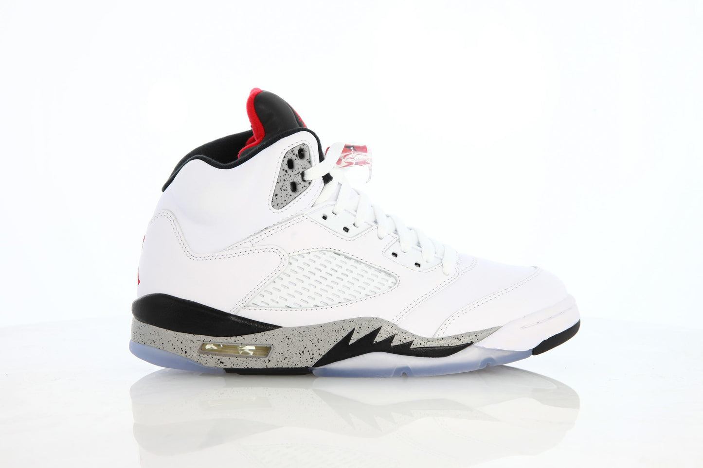 Exclusive Air Jordan 5 Retro "White" — 3.5 — Front View