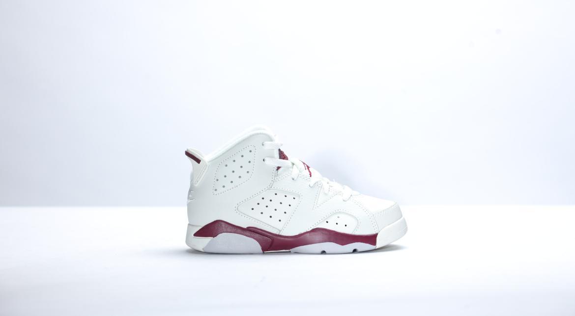 Exclusive Air Jordan 6 Retro BP "Maroon" — 1.5Y — Front View
