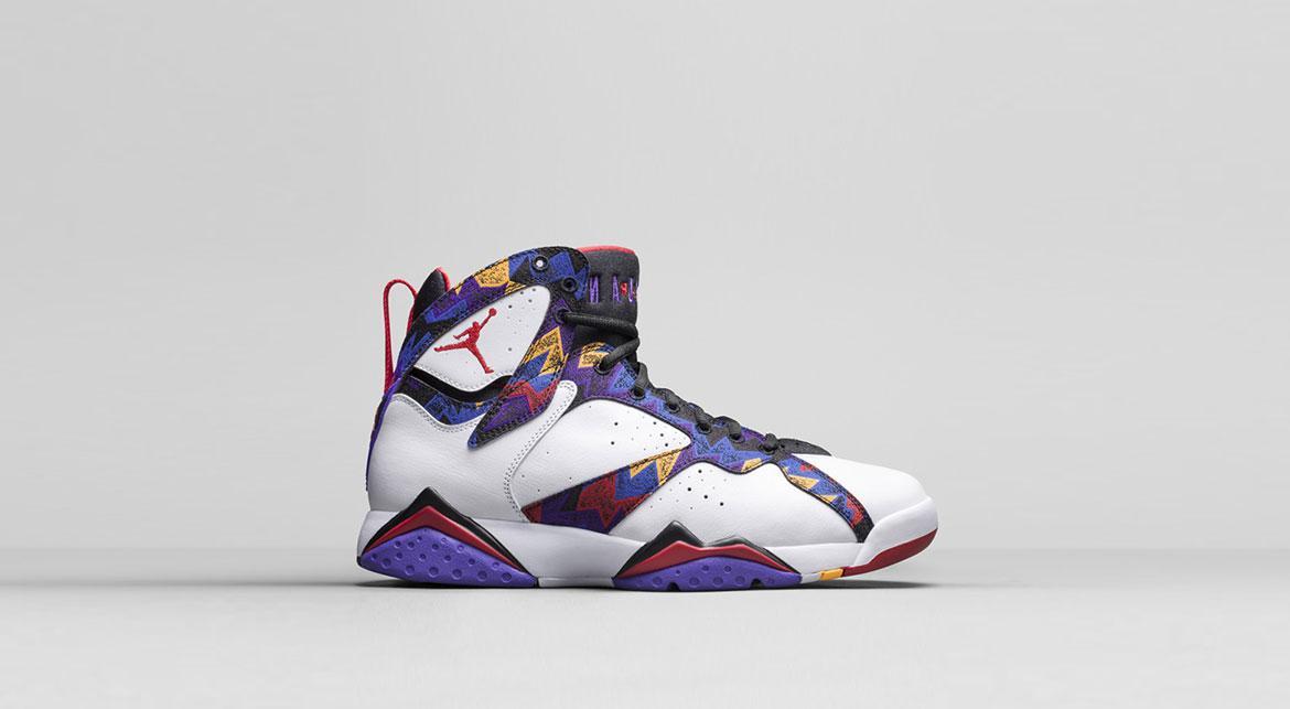 Exclusive Air Jordan 7 Retro BG Nothing But Net — 3.5Y — Front View