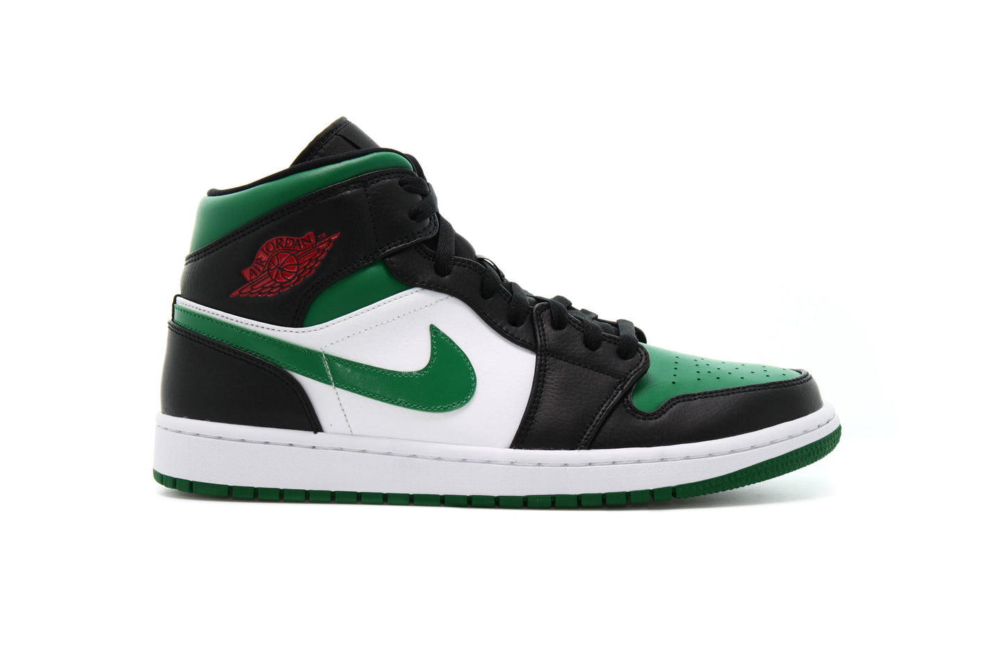 Exclusive Air Jordan AIR JORDAN 1 MID BLACK — 3.5 — Front View