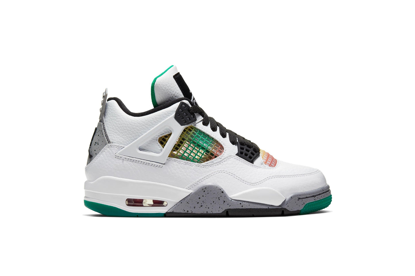 Exclusive Air Jordan WMNS 4 RETRO "RASTA" — 5 — Front View