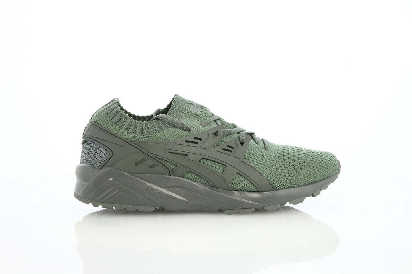 Exclusive Asics Gel-Kayano Trainer One Piece Knit Pack "Agave Green" — 4 — Front View