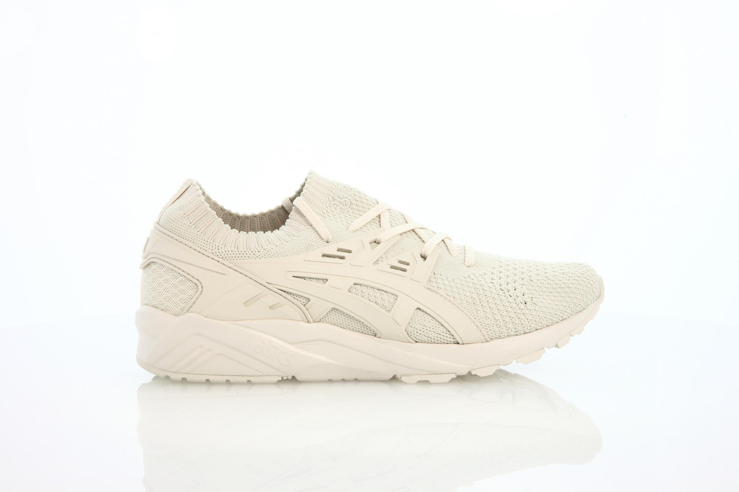 Exclusive Asics Gel-Kayano Trainer One Piece Knit Pack "Birch" — 4 — Front View