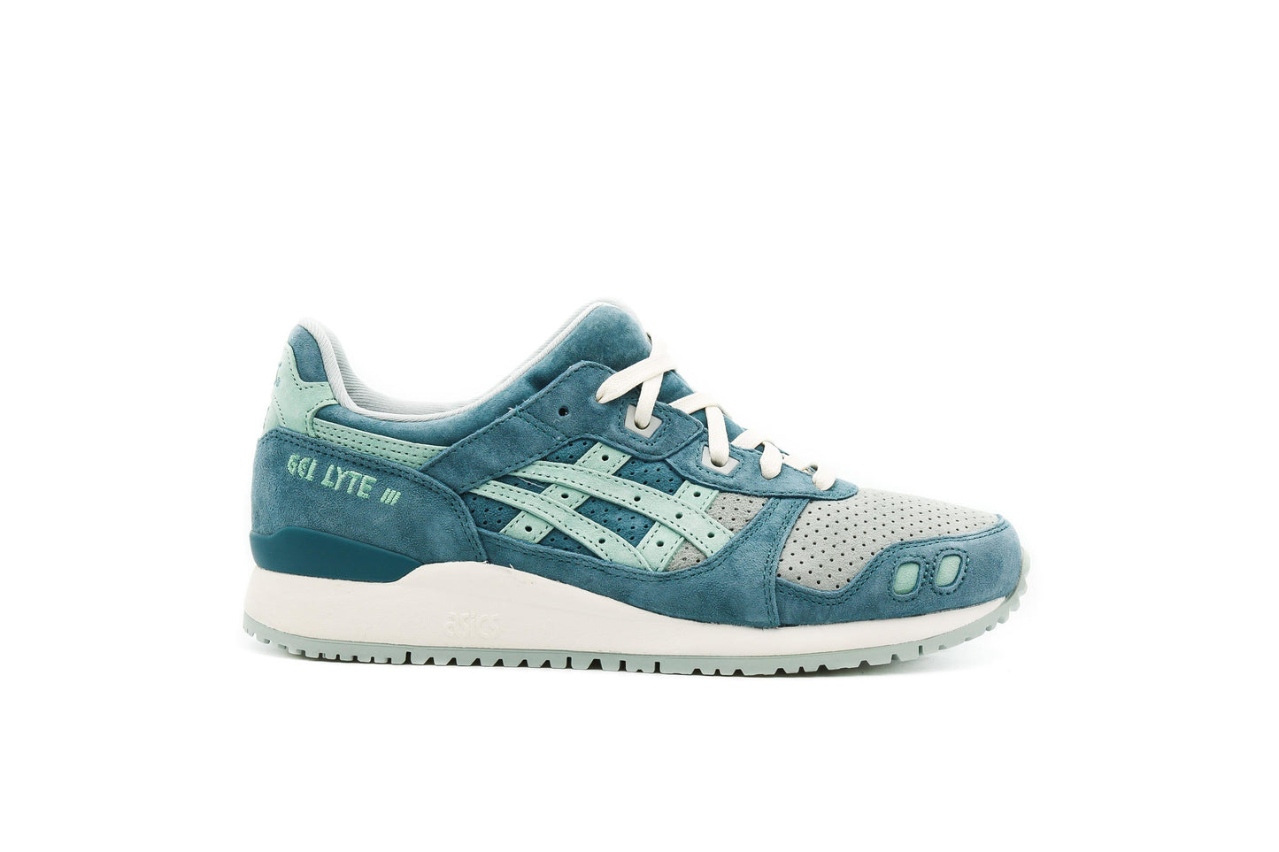 Exclusive Asics Gel-LYTE III KADOMATSU PACK "SEAFOAM" — 4 — Front View