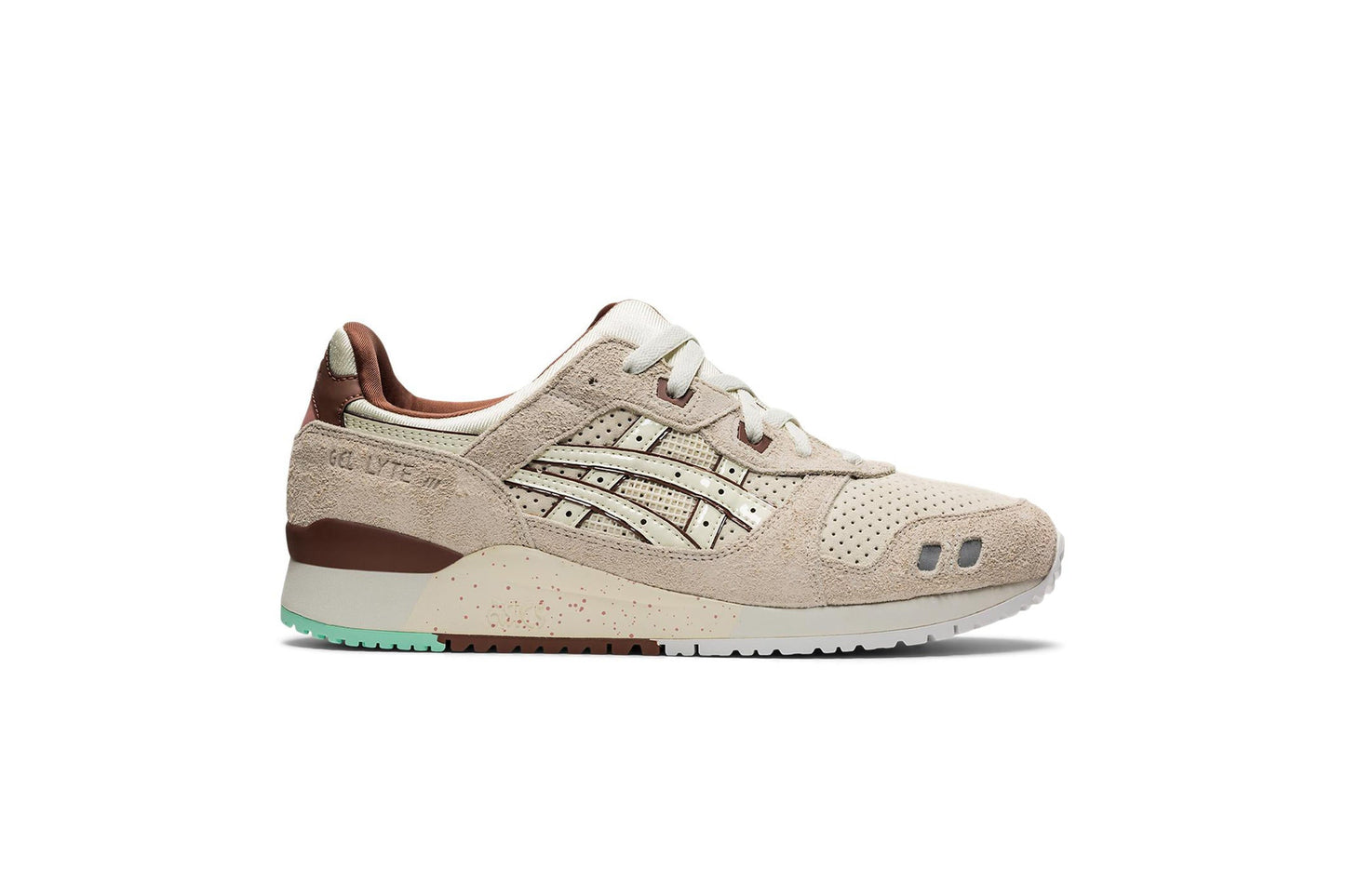 Exclusive Asics x NICE KICKS GEL-LYTE III OG "NICE CREAM" — 4 — Front View