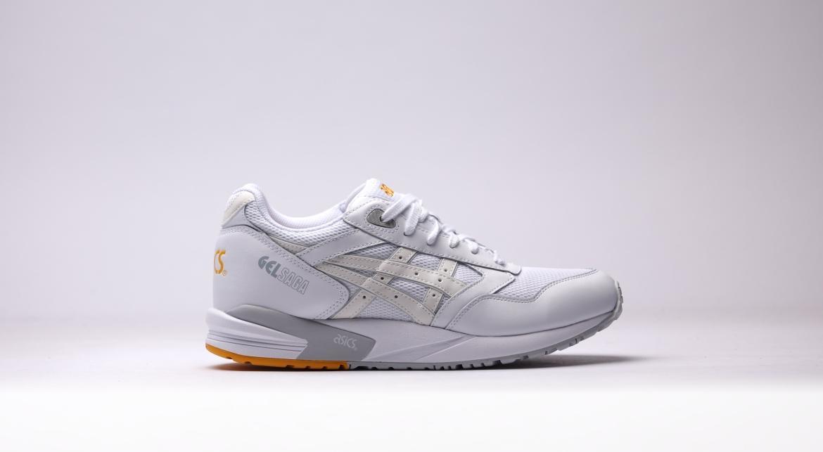 Exclusive Asics Gel Saga "All White" — 4 — Front View