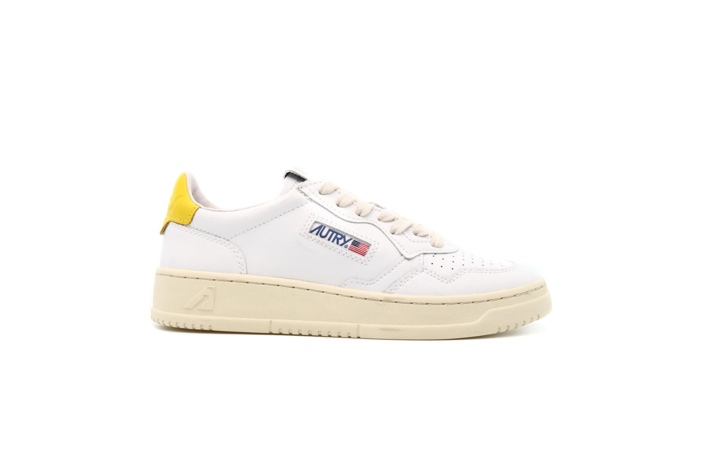 Exclusive Autry Action Shoes WMNS MEDALIST LOW "YELLOW" — 3.5 — Front View